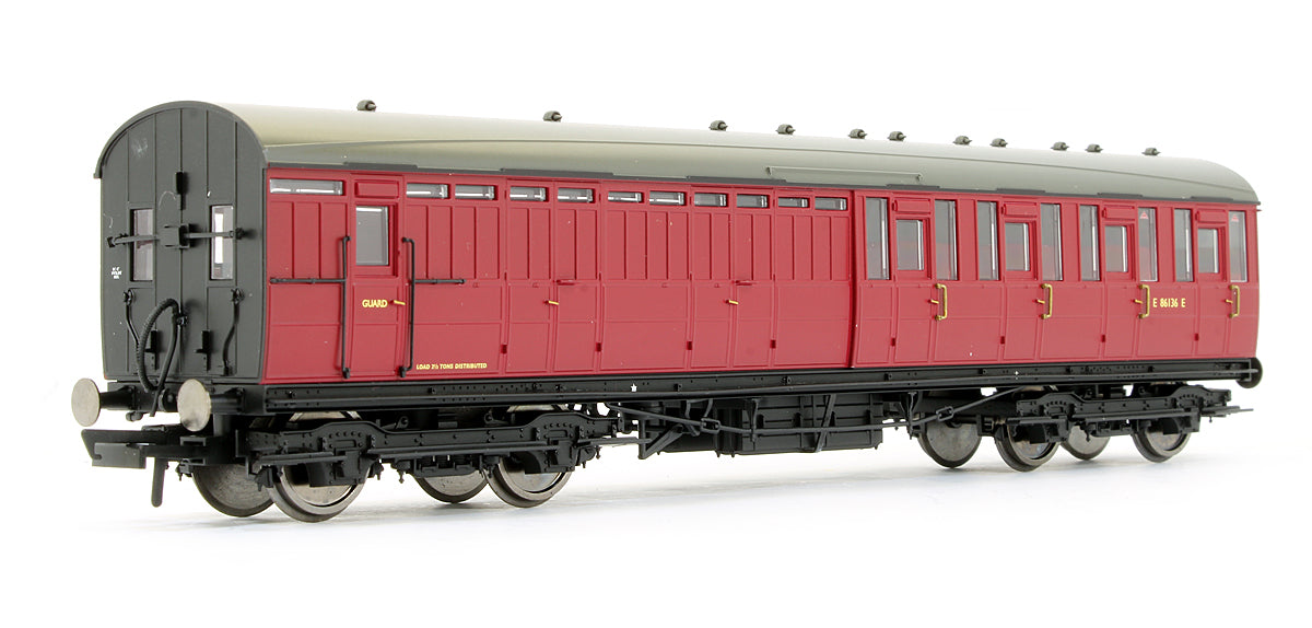 Pre-Owned R4522 BR Gresley Suburban 3rd Class Brake Coach 'E86136E'