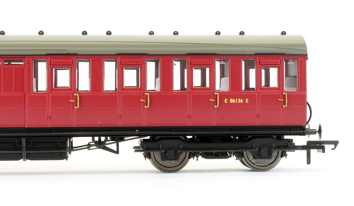Pre-Owned R4522 BR Gresley Suburban 3rd Class Brake Coach 'E86136E'