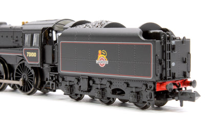 BR Standard 5MT with BR1B Tender 73100 BR Lined Black (Early Emblem) Steam Locomotive