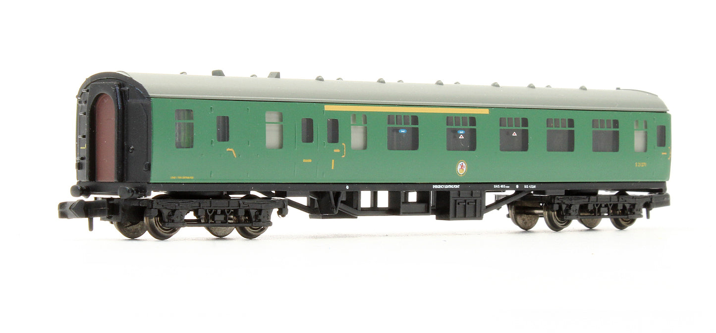 Pre-Owned BR (SR) Green MK1 Corridor Brake Comp BCK Coach 'S21271'