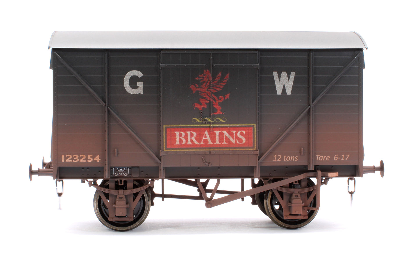 Great Western Standard 12T Van Grey Brains SA - Weathered