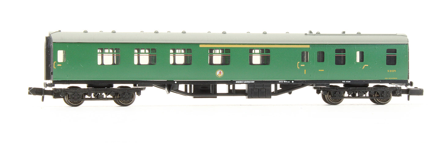 Pre-Owned BR (SR) Green MK1 Corridor Brake Comp BCK Coach 'S21271'
