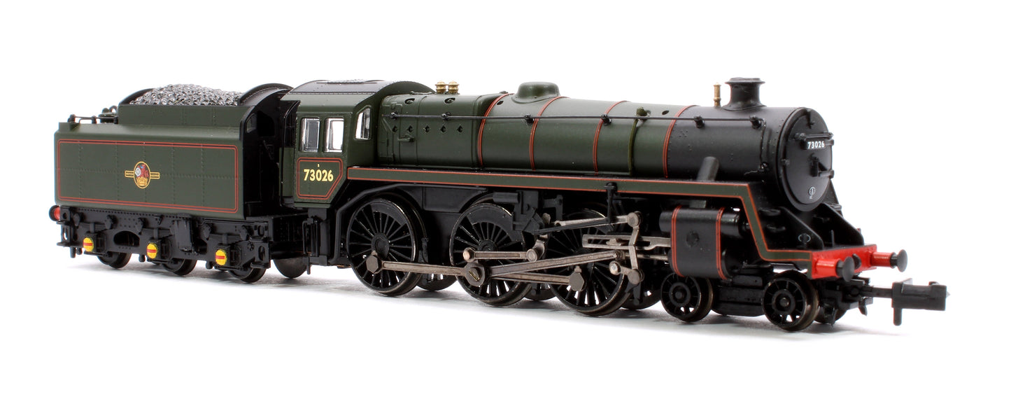 Pre-Owned BR Standard 5MT with BR1 Tender 73026 BR Lined Green (Late Crest) Steam Locomotive