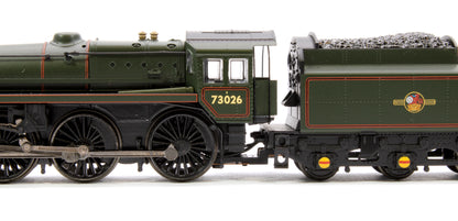 BR Standard 5MT with BR1 Tender 73026 BR Lined Green (Late Crest) Steam Locomotive - Sound Fitted