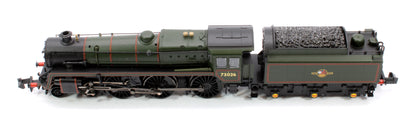 BR Standard 5MT with BR1 Tender 73026 BR Lined Green (Late Crest) Steam Locomotive