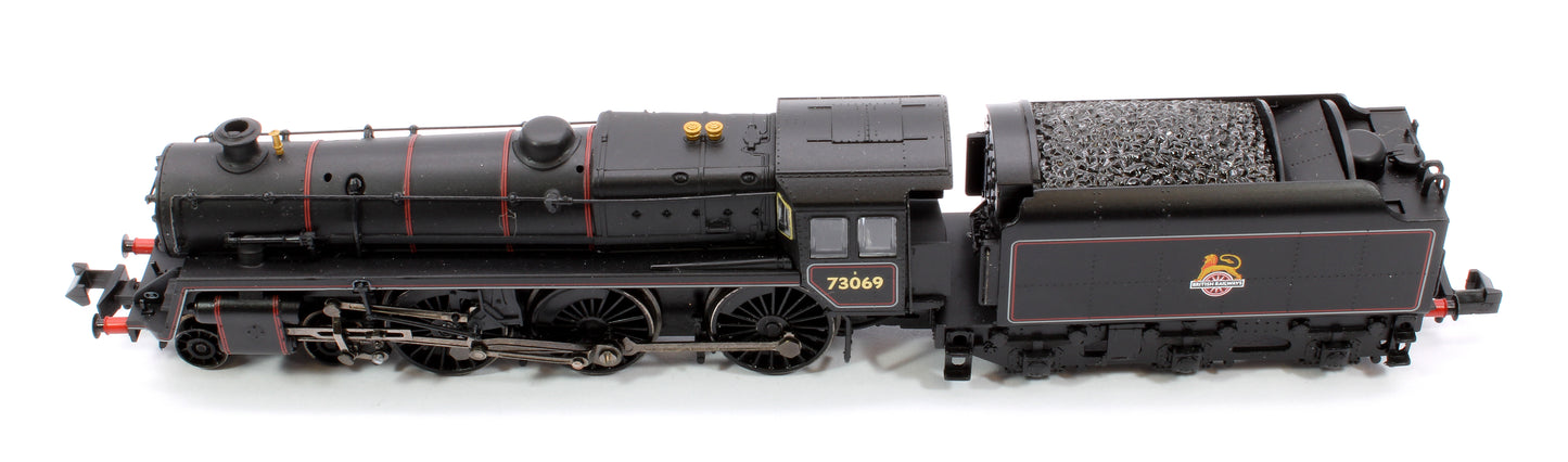 BR Standard 5MT with BR1C Tender 73069 BR Lined Black (Early Emblem) Steam Locomotive