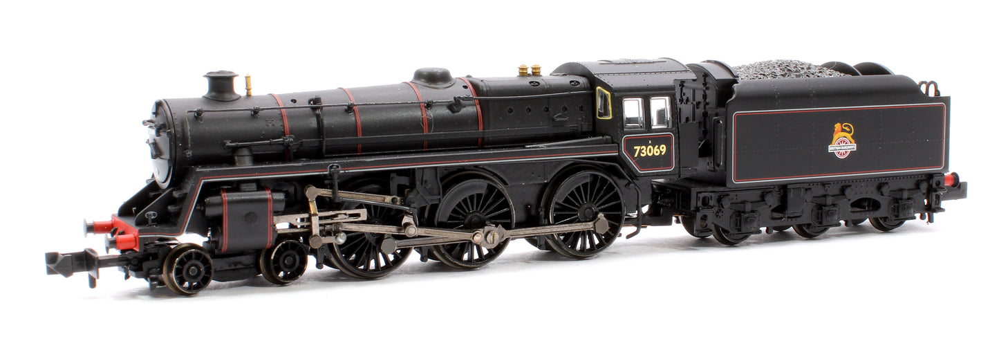 BR Standard 5MT with BR1C Tender 73069 BR Lined Black (Early Emblem) Steam Locomotive