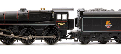 BR Standard 5MT with BR1C Tender 73069 BR Lined Black (Early Emblem) Steam Locomotive - Sound Fitted