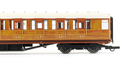 Pre-Owned LNER 6ft 6in Corridor 3rd Class Coach '23864'