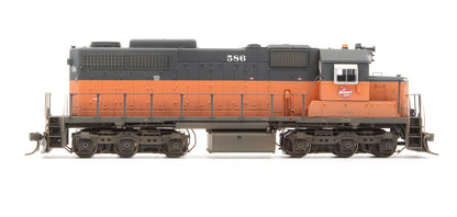 Pre-Owned EMD SDL39 Diesel Locomotive Milwaukee Road - Road #586 - Custom Weathered - DCC Sound