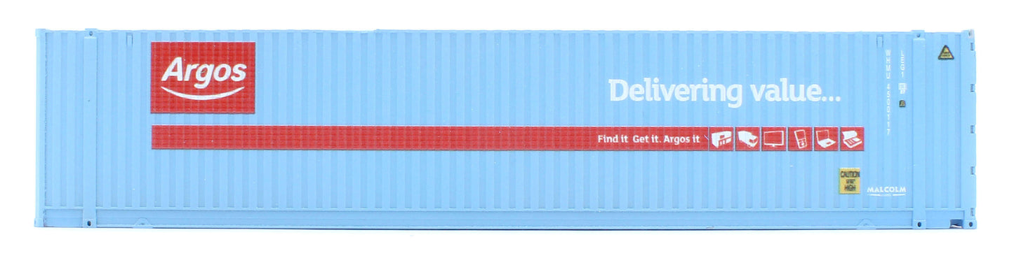45 Ft high cube Container Argos WHMU 450011-7e & CO-OP 450063-1