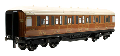 Pre-Owned LNER Teak 1st / 3rd Comp Coach '63291'