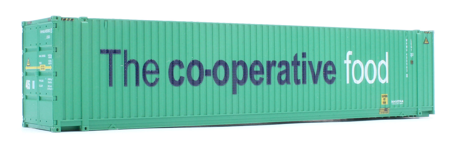 45 Ft high cube Container Argos WHMU 450011-7e & CO-OP 450063-1