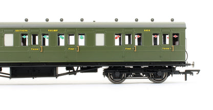 Pre-Owned SR Ex-LSWR Non-Corridor Brake Composite (Diag 418) Coach '6404' Set 45