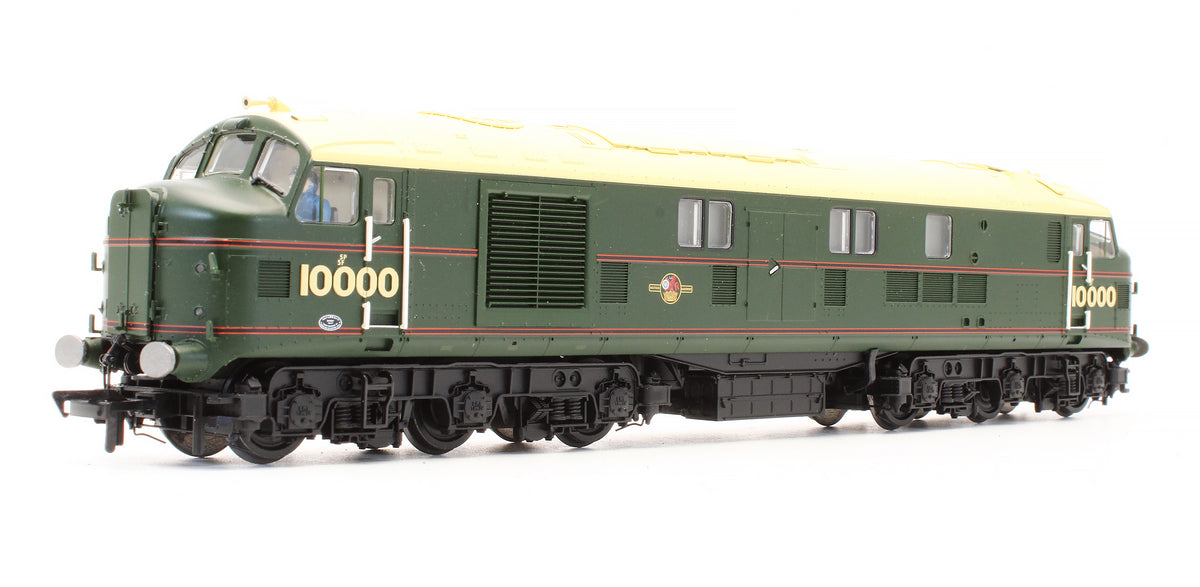 Pre-Owned 31-995 LMS 10000 BR Green Lined Orange & Black Diesel Locomotive - DCC Sound Fitted