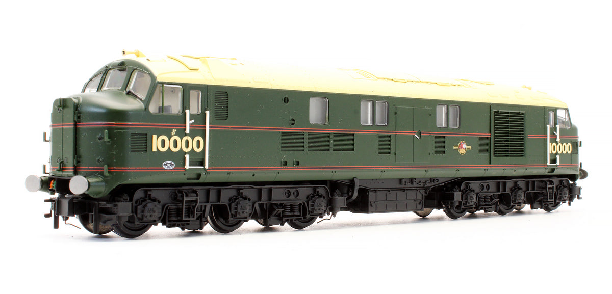 Pre-Owned 31-995 LMS 10000 BR Green Lined Orange & Black Diesel Locomotive - DCC Sound Fitted