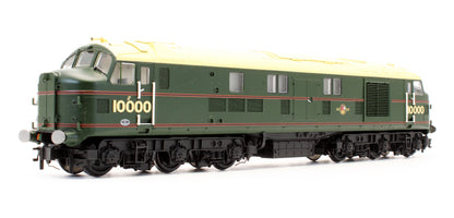 Pre-Owned 31-995 LMS 10000 BR Green Lined Orange & Black Diesel Locomotive - DCC Sound Fitted