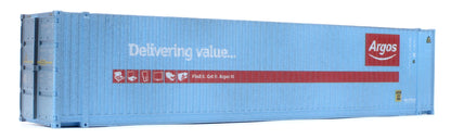 45 Ft high cube Container Argos WHMU 450011-7 & CO-OP 450063-1 - Weathered