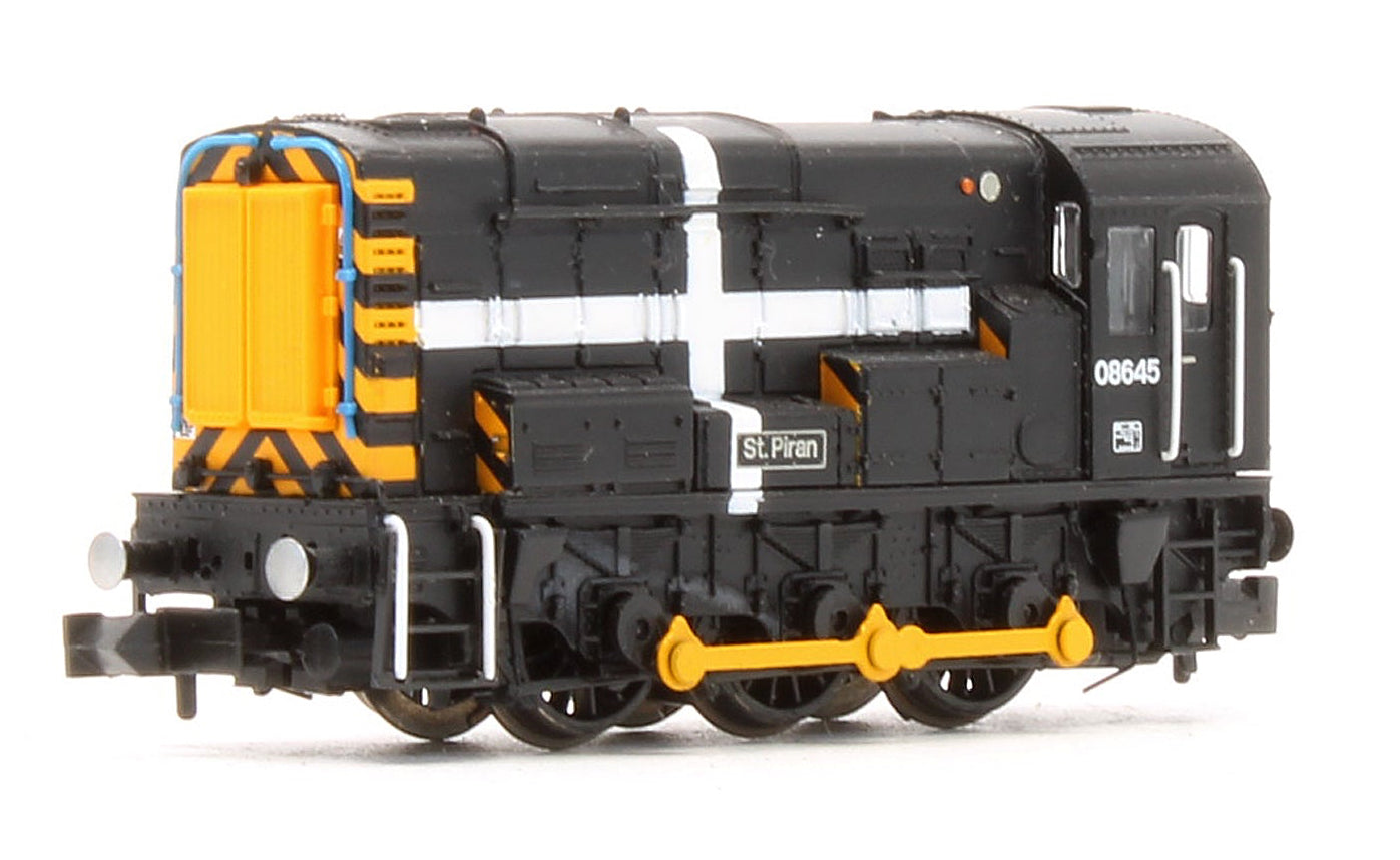 Pre-Owned Class 08 08645 'St' Piran' GWR 'Kernow Flag' Diesel Shunter - DCC Sound - Exclusive Edition