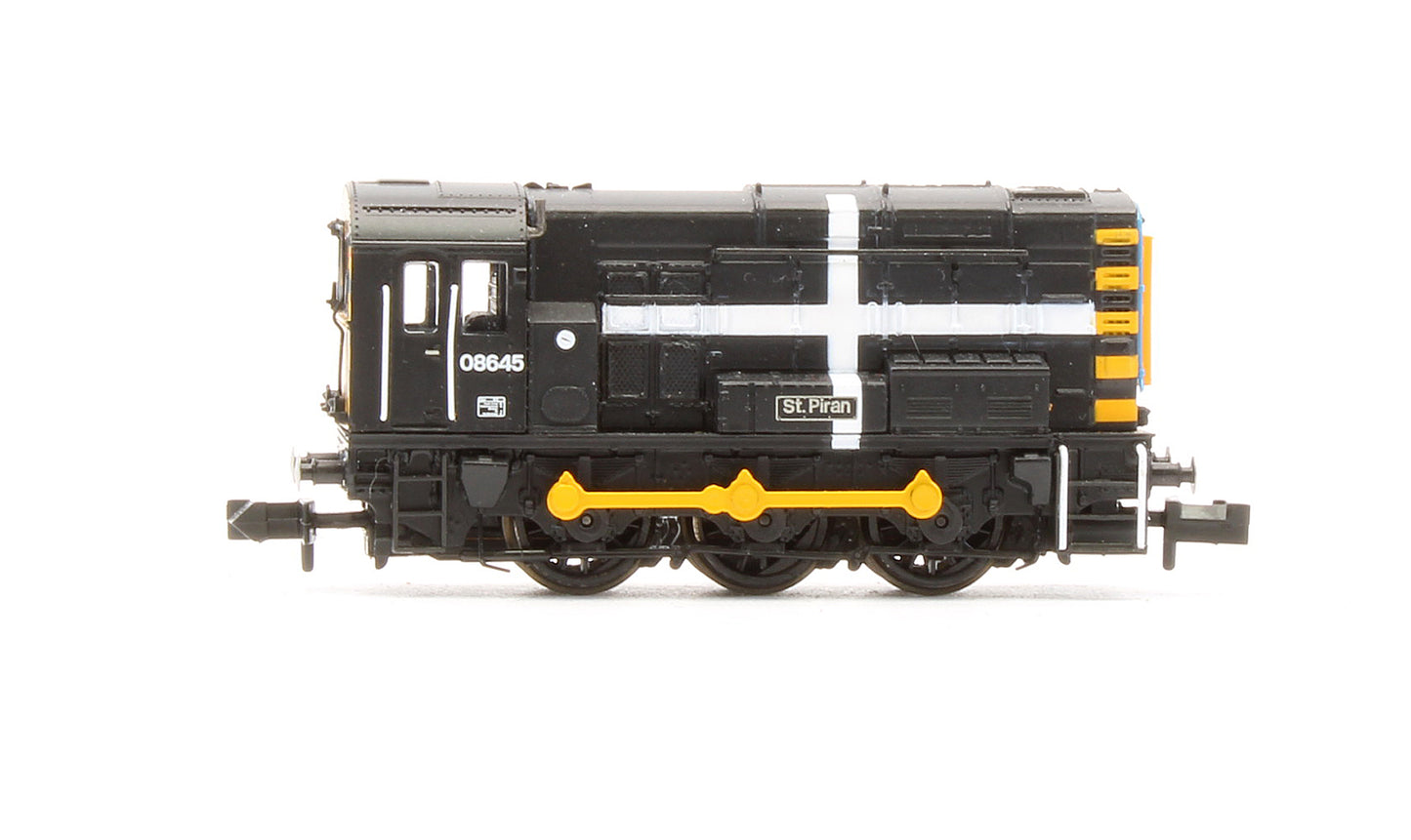 Pre-Owned Class 08 08645 'St' Piran' GWR 'Kernow Flag' Diesel Shunter - DCC Sound - Exclusive Edition
