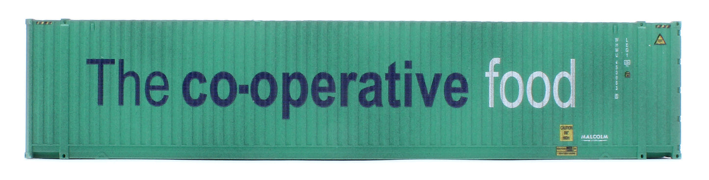 45 Ft high cube Container Argos WHMU 450011-7 & CO-OP 450063-1 - Weathered