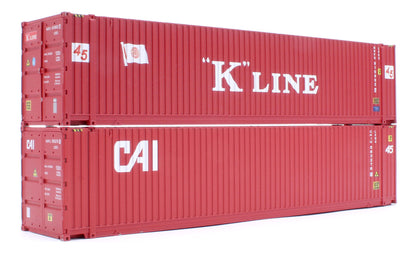 45ft High Cube Container K Line & Cai Twin Pack