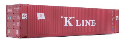 45ft High Cube Container K Line & Cai Twin Pack - Weathered