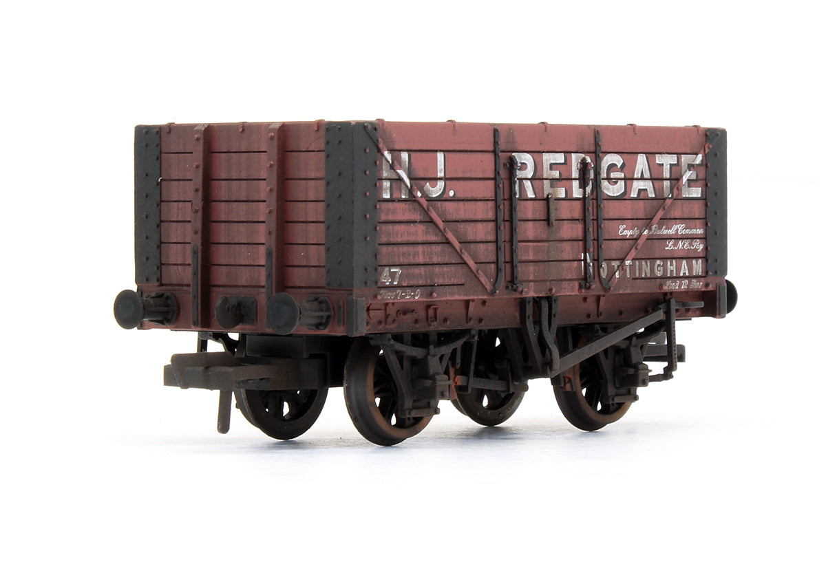 Pre-Owned 7 Plank Fixed End Wagon 'H. J. Redgate' - Custom Weathered - Exclusive Edition