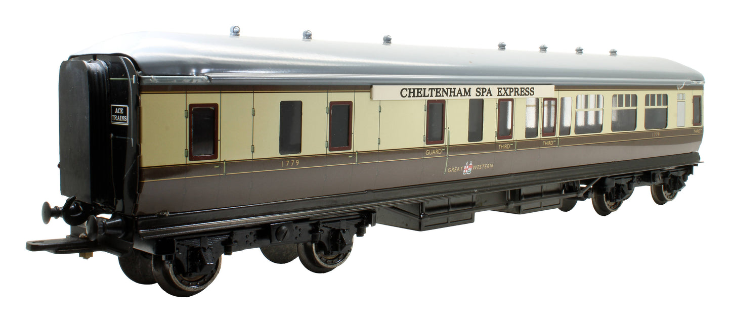 Pre-Owned GWR Chocolate & Cream 3rd Class Brake Coach '1779'