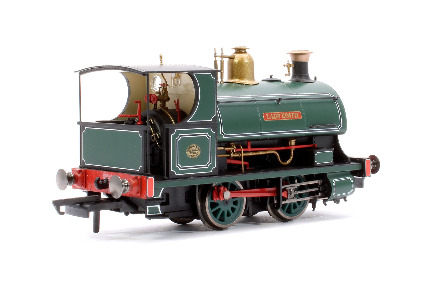 Pre-Owned Hornby R3761 Peckett W4 Class (Open Back Cab) 0-4-0ST 'Lady Edith' Steam Locomotive