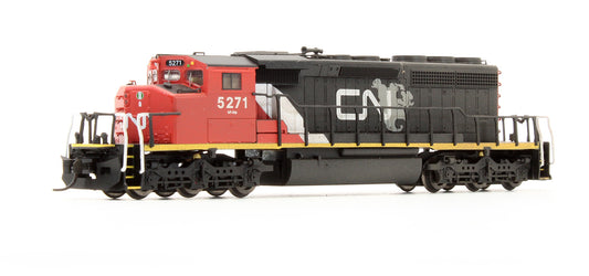 Pre-Owned SD40-2W Diesel Locomotive CN Continent - Road #5271 - Custom Weathered