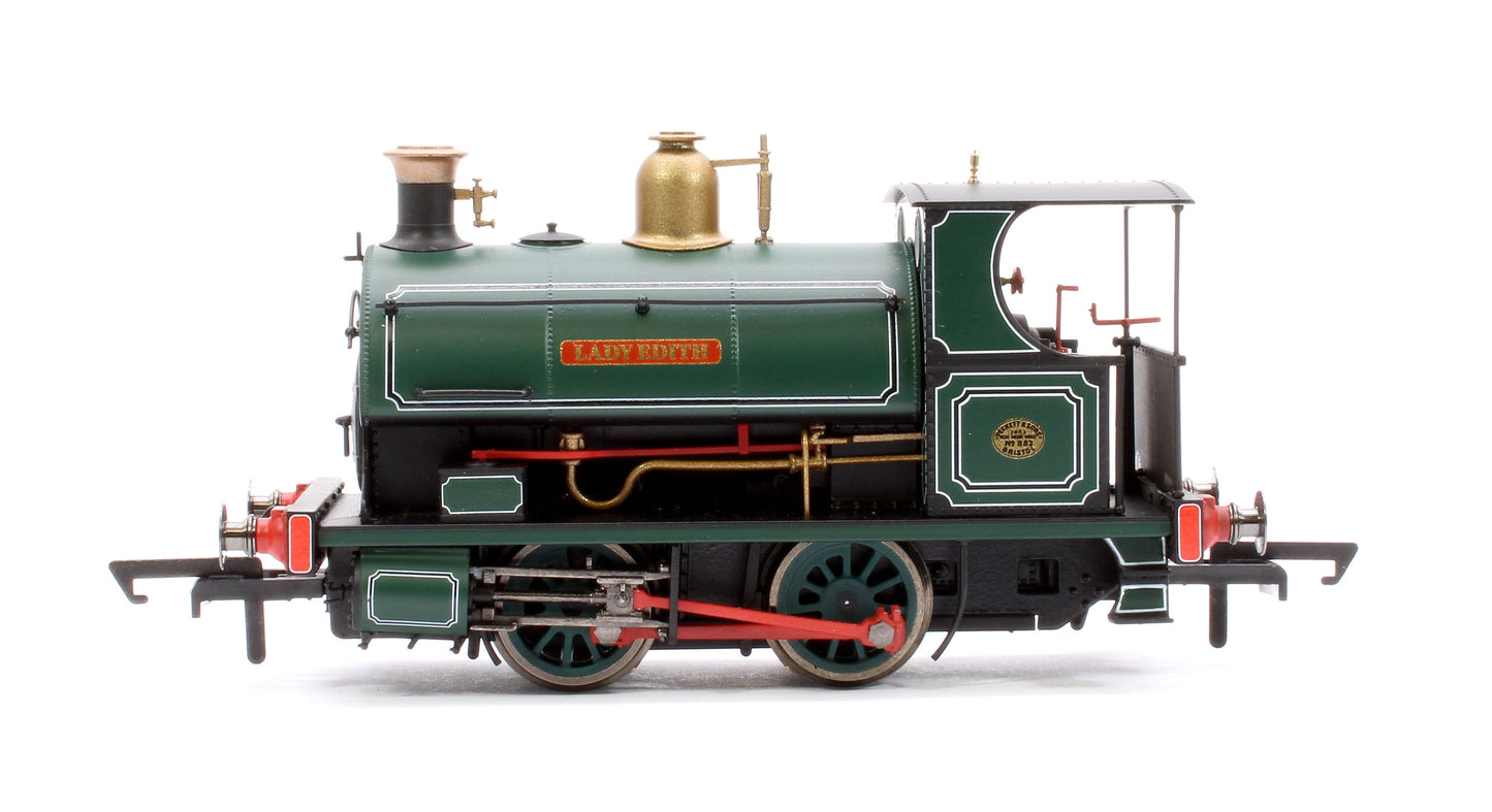 Pre-Owned Hornby R3761 Peckett W4 Class (Open Back Cab) 0-4-0ST 'Lady Edith' Steam Locomotive