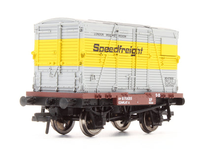Pre-Owned 37-950 Conflat 'B708315' With BD Container 'Speedfreight'