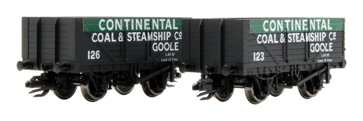 Pre-Owned TTC024 Pair Of Plank Open Wagon Continental Coal & Steamship Co