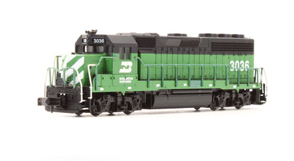 Pre-Owned 48503 GP40 Burlington Northern Diesel Locomotive - Road #6036