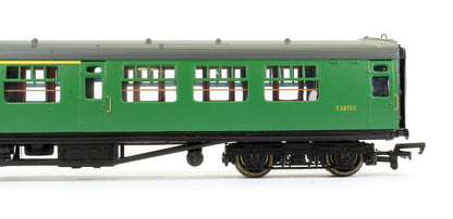 Pre-Owned BR Green (Yellow First Line) 63ft Bulleid Corridor Composite Coach