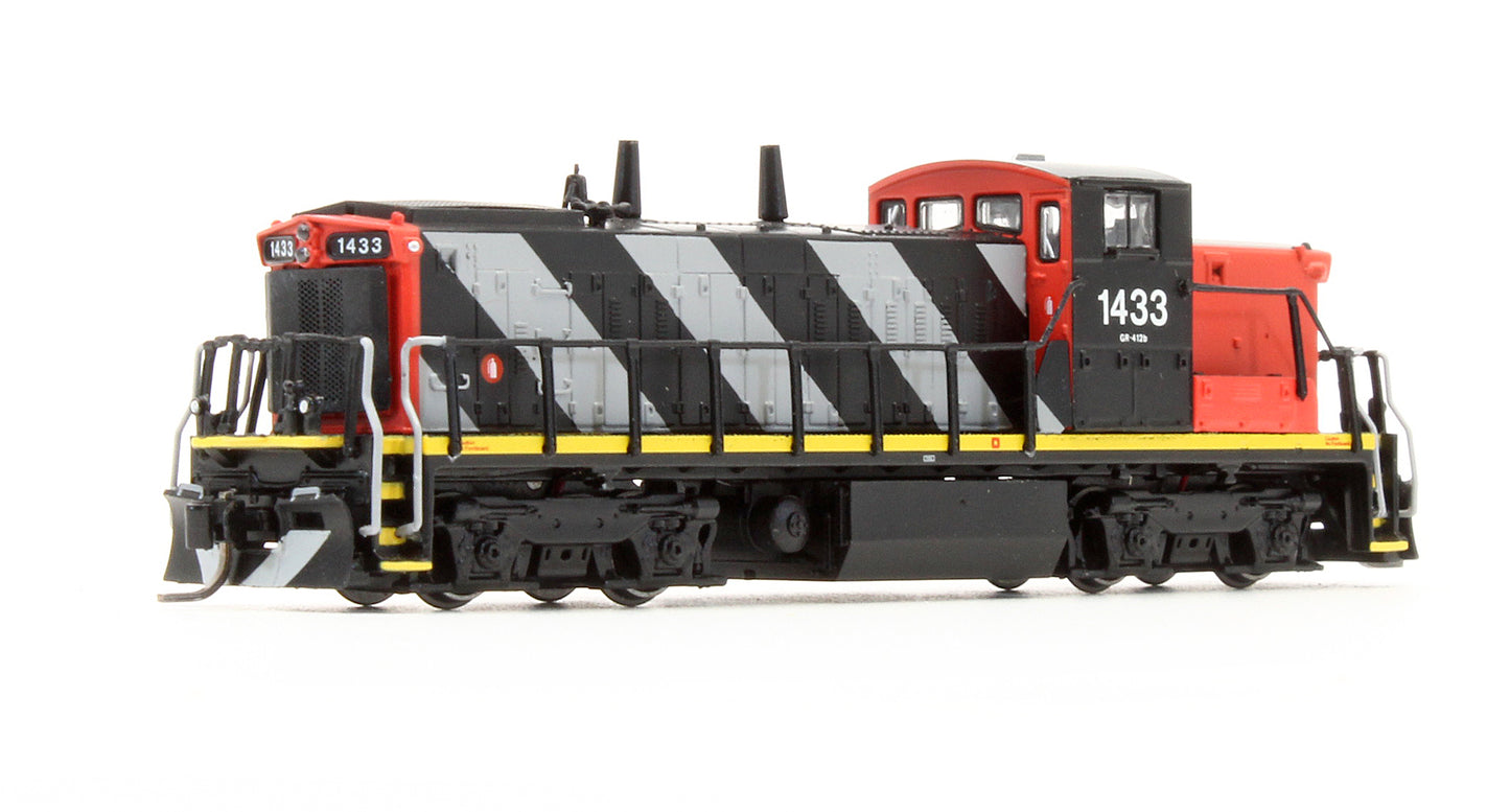 Pre-Owned CN GMD-1 Stripes Scheme Diesel Locomotive - Road #1433