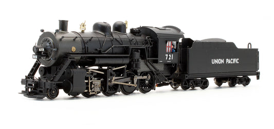 Pre-Owned Baldwin 2-8-0 Consolidation & Tender U.P. Black & Silver Steam Locomotive - Road #721