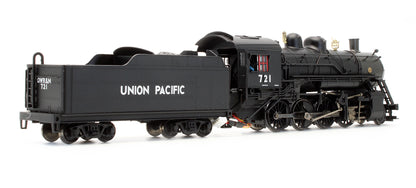 Pre-Owned Baldwin 2-8-0 Consolidation & Tender U.P. Black & Silver Steam Locomotive - Road #721