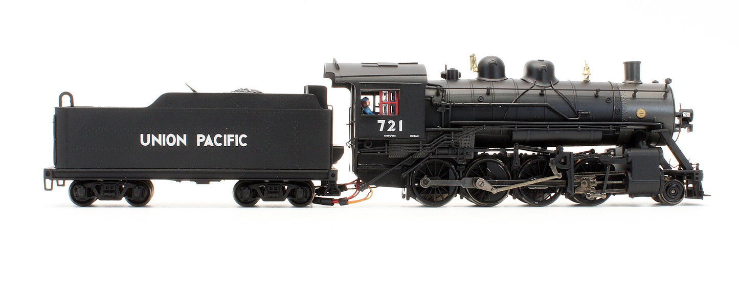 Pre-Owned Baldwin 2-8-0 Consolidation & Tender U.P. Black & Silver Steam Locomotive - Road #721