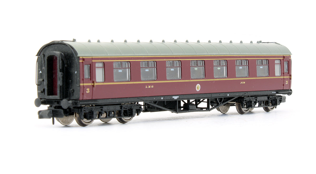 Pre-Owned 374-835B Stanier Third Corridor LMS Crimson Lake 1539