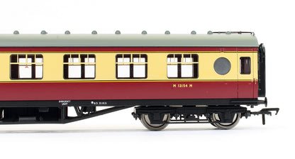 Pre-Owned LMS 57ft Porthole Coach Corridor 3rd BR Crimson & Cream
