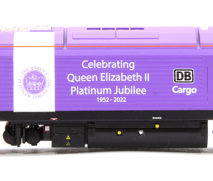 Pre-Owned Class 67 DB Cargo 'Celebrating Queen Elizabeth II Platinum Jubilee' 67007 Diesel Locomotive