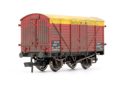 Pre-Owned Mogo Van Red & Yellow - Satlink (Weathered) (Exclusive Edition)