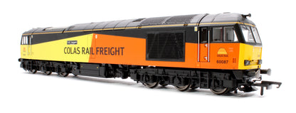 Pre-Owned R3572 Class 60087 'Clic Sargent' Colas Rail Freight Diesel Locomotive