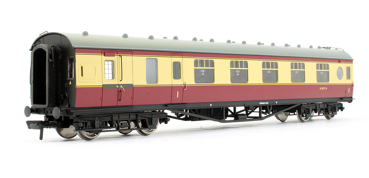 Pre-Owned LMS 60ft Porthole Coach Corridor Brake 1st BR Crimson & Cream
