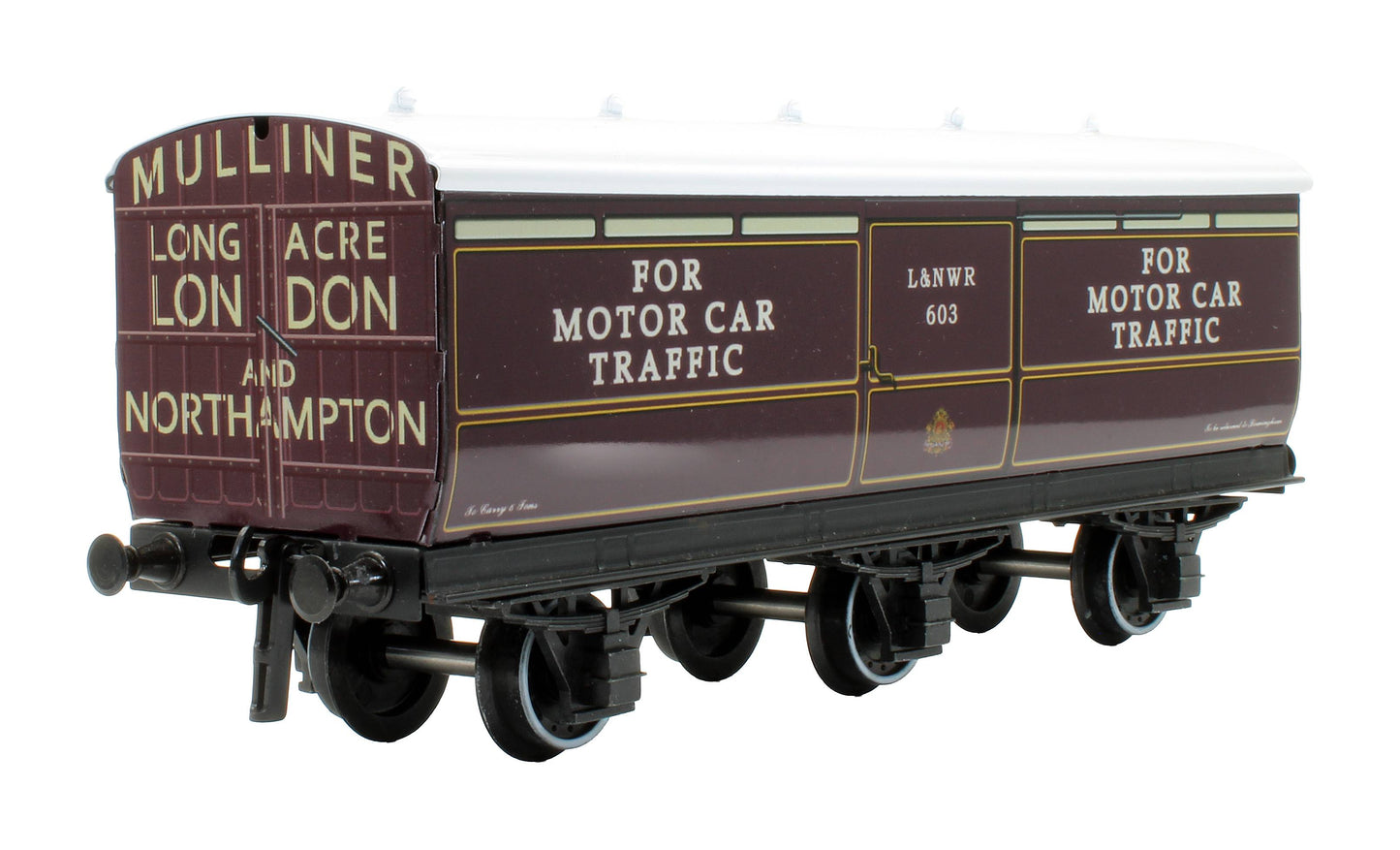 Pre-Owned LNWR 6 Wheel Coach 'For Motor Car No. 603'