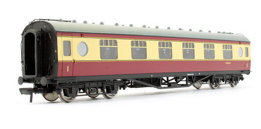 Pre-Owned LMS 57ft Porthole Coach Corridor 1st BR Crimson & Cream