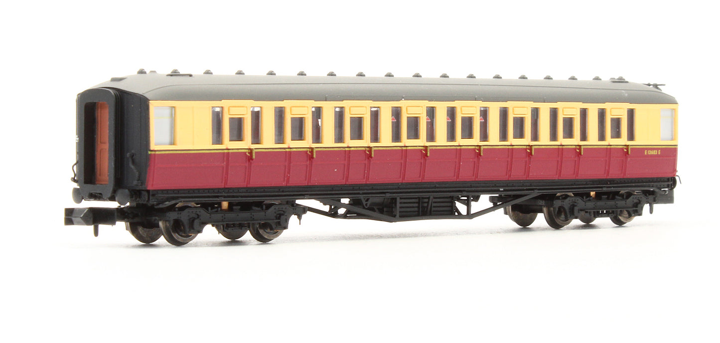 Pre-Owned BR Carmine & Cream Gresley 2nd Class Coach 'E12683E'