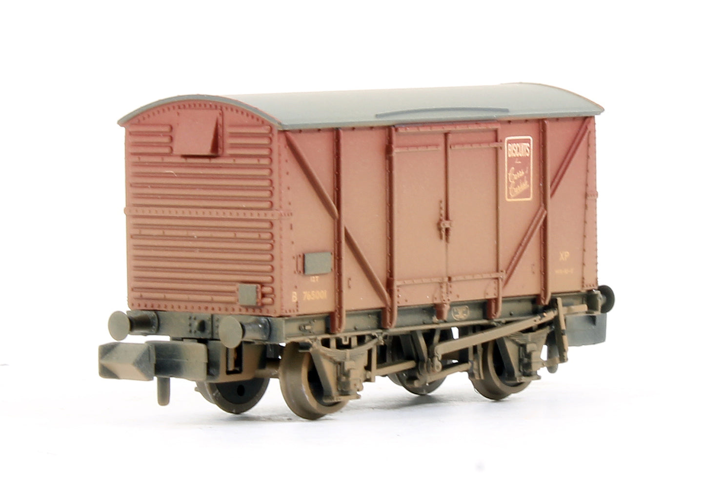 Pre-Owned Set Of Three 12t Ventilated Vans BR Bauxite (Early) Weathered (Exclusive Edition)